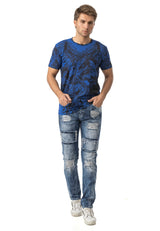 CD900 Stylish Cipo & Baxx men's jeans – used look with patch details and modern cut.