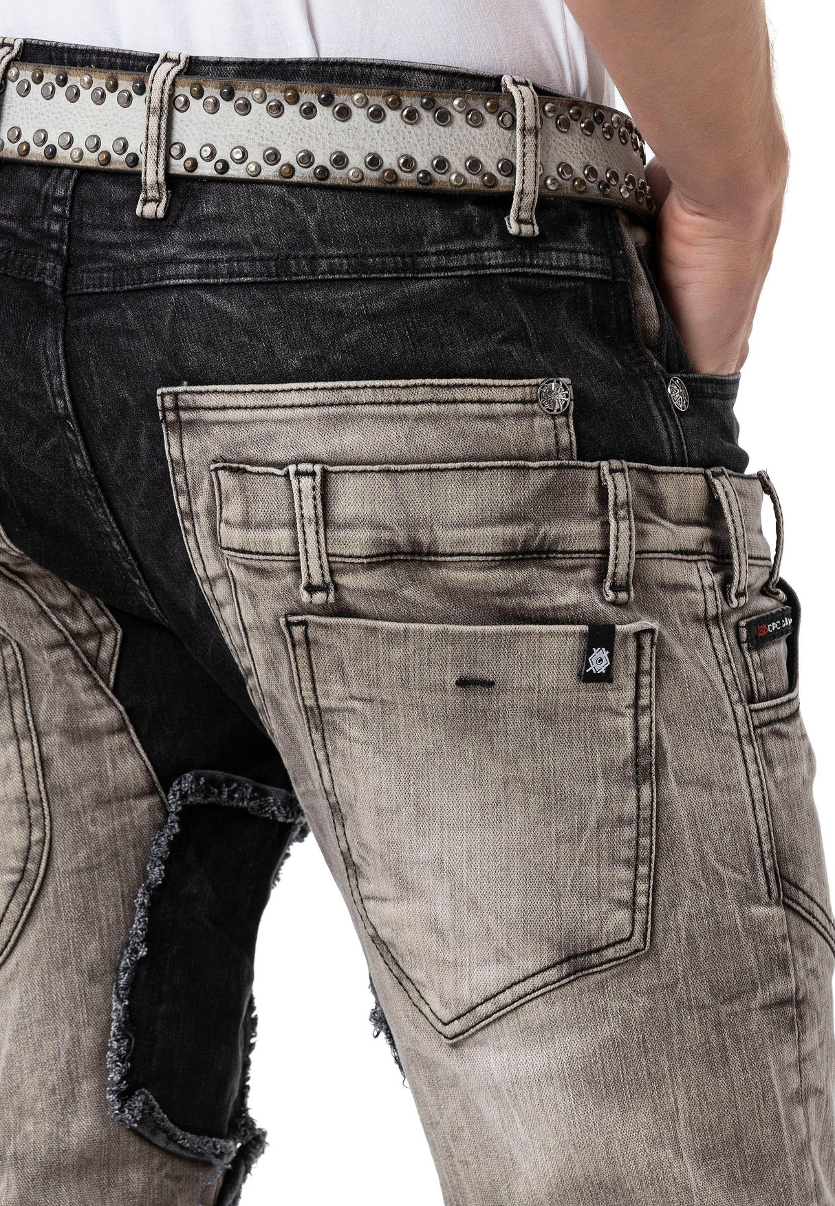 CD875 Men's Jeans – Urban style with striking details and straight fit