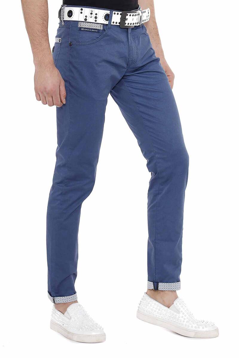 CD512 Men's fabric trousers in a comfortable casual look