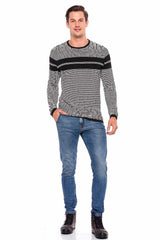 CD554 Men's comfortable jeans in regular fit