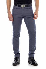 CD372C Men's fabric trousers in a fashionable slim fit cut