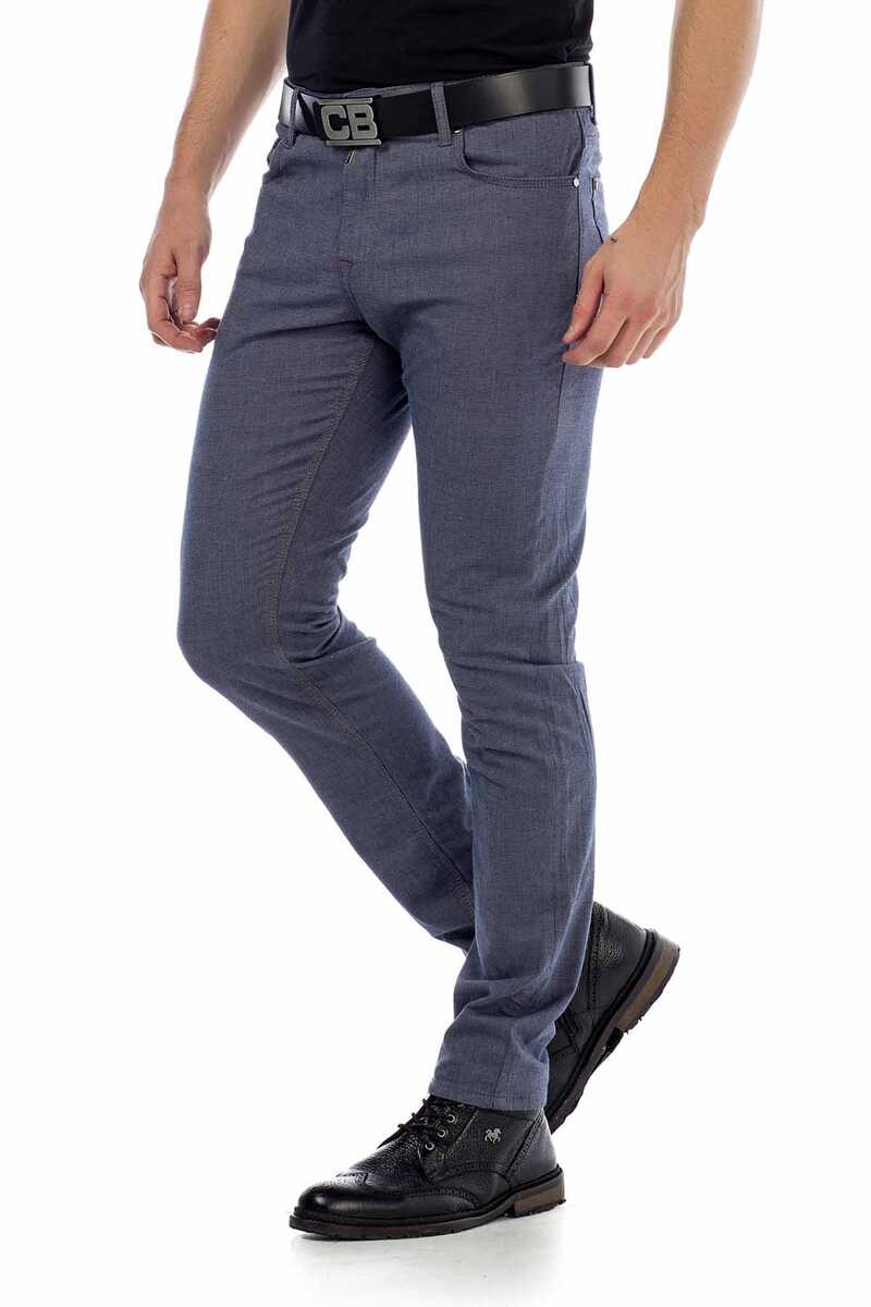 CD372C Men's fabric trousers in a fashionable slim fit cut