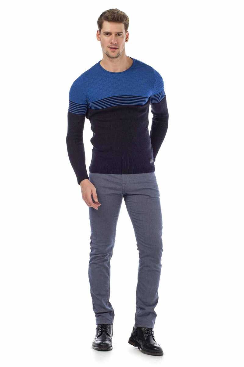 CD372C Men's fabric trousers in a fashionable slim fit cut
