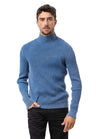 CP288 Men's Cotton Roll Neck Sweater – Ribbed Comfort with a Stylish Silhouette
