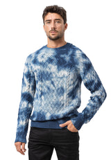 CP287 Men's cable-knit cotton sweater – Classic knit design for modern looks