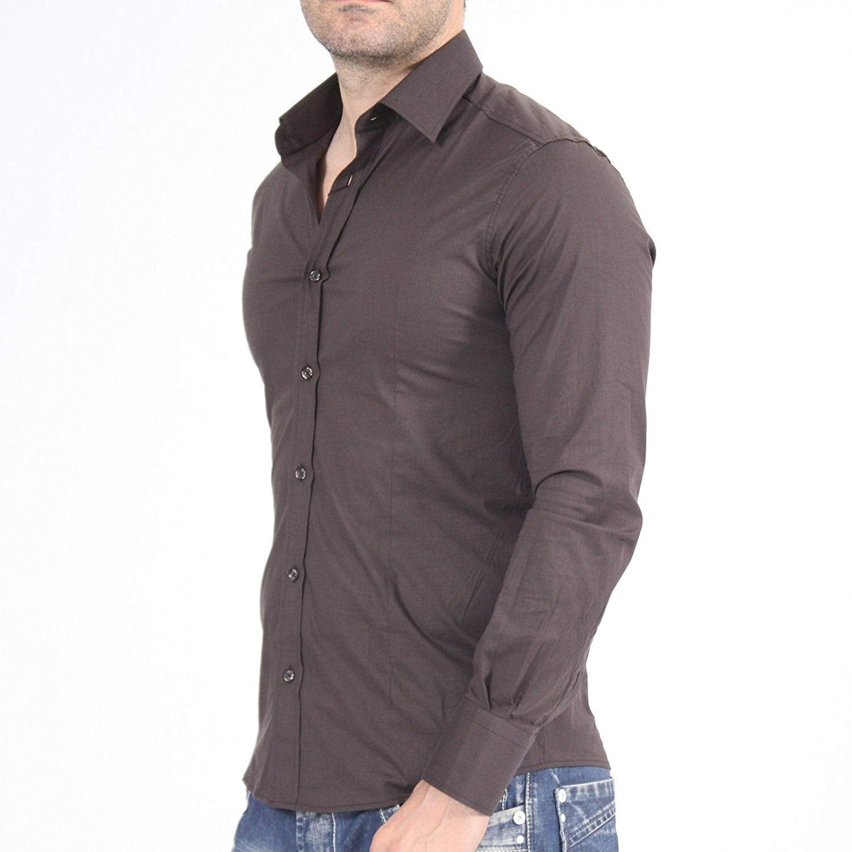 CB-1067 Stylish men's shirt with a light look
