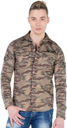 CH130 Men's Long Sleeve Shirt with Brand Patch