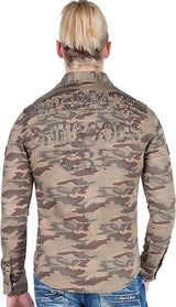 CH130 Men's Long Sleeve Shirt with Brand Patch