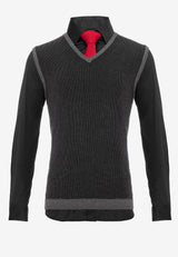 CH172 Long-sleeved shirt including vest and tie