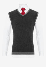 CH172 Long-sleeved shirt including vest and tie