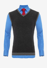 CH172 Long-sleeved shirt including vest and tie