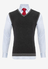 CH172 Long-sleeved shirt including vest and tie