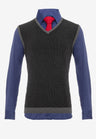 CH172 Long-sleeved shirt including vest and tie