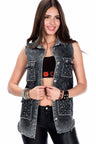 WH107 WOMEN'S SLEEVELESS SHIRT
