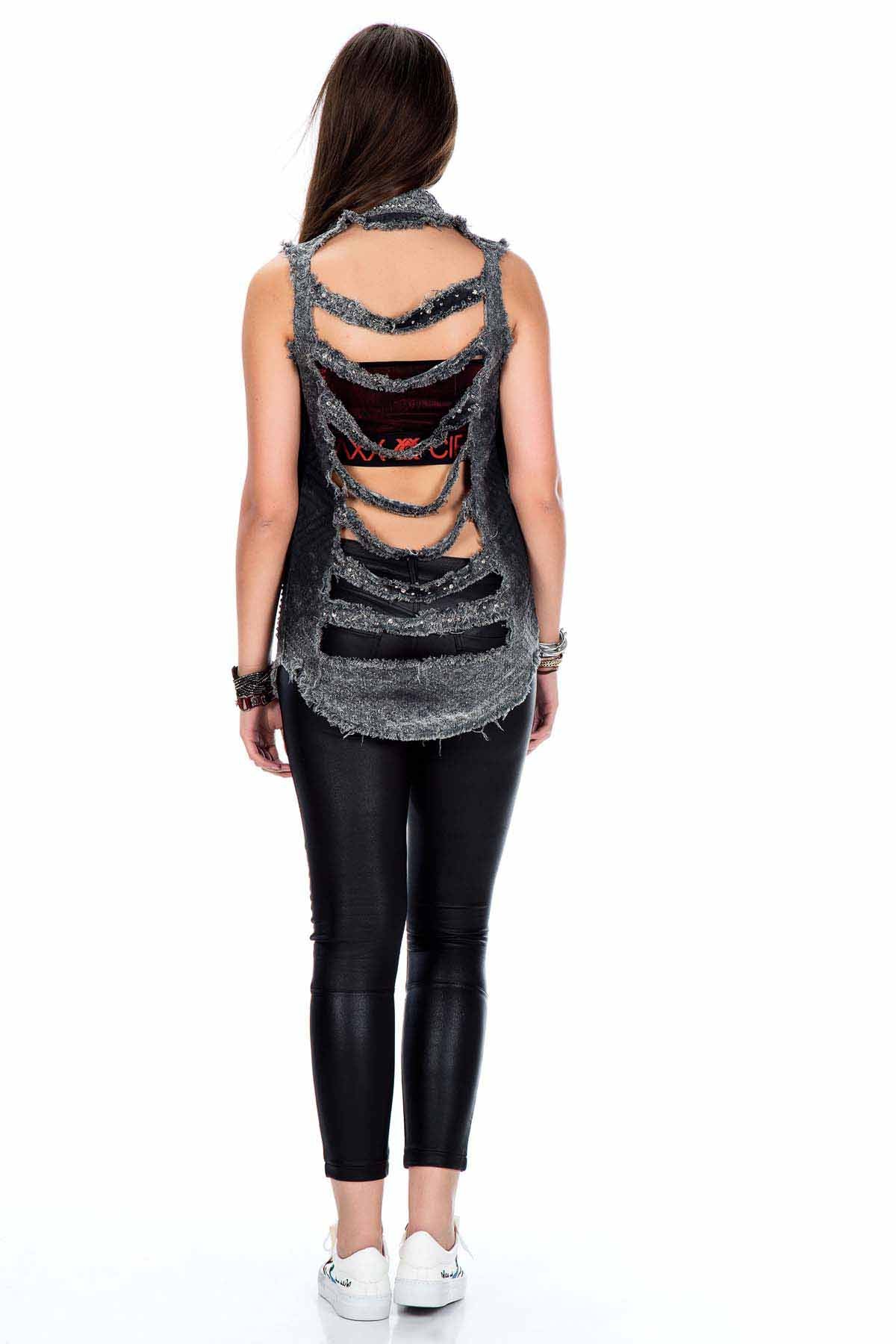WH107 WOMEN'S SLEEVELESS SHIRT