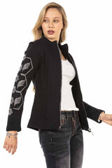 WJ197 Women's outdoor jacket with sparkling stone trim