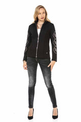 WJ197 Women's outdoor jacket with sparkling stone trim