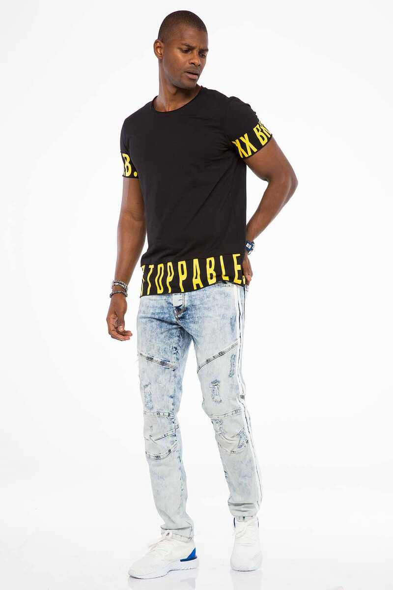 CT505 Men's T-shirt with large brand lettering