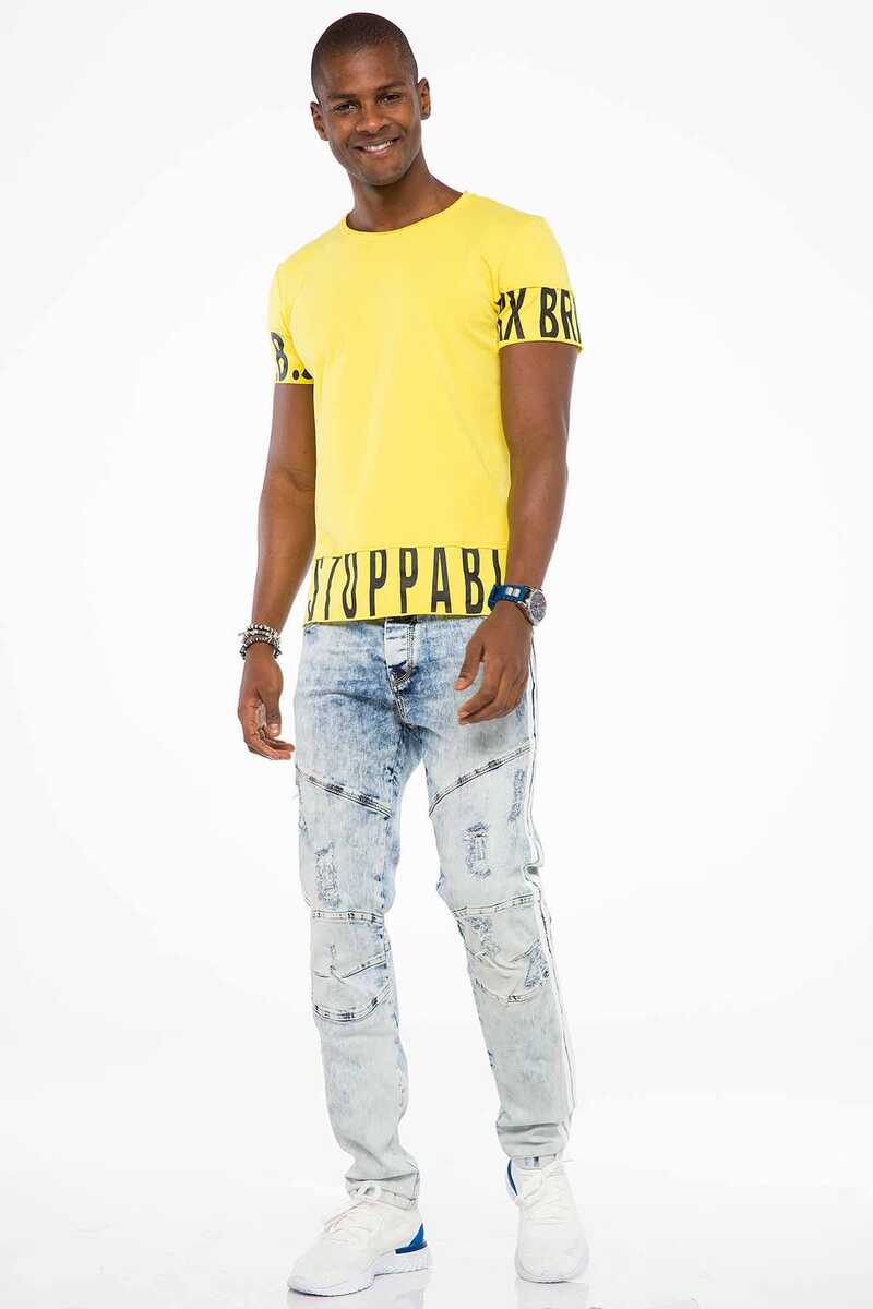 CT505 Men's T-shirt with large brand lettering