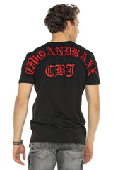 CT573 Men's T-shirt with modern crew neck