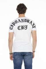 CT573 Men's T-shirt with modern crew neck