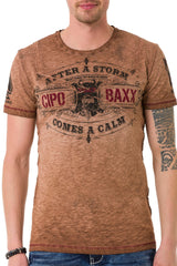 CT703 men's t-shirt in a vintage look