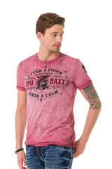 CT703 men's t-shirt in a vintage look
