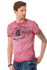 CT703 men's t-shirt in a vintage look