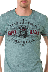 CT703 men's t-shirt in a vintage look