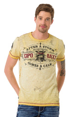 CT703 men's t-shirt in a vintage look