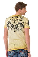 CT703 men's t-shirt in a vintage look