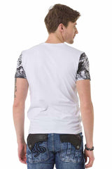CT701 Men's T-shirt with large lion print