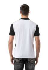 CT799 Men's Polo T-Shirt – Regular Fit with Print & Appliqué