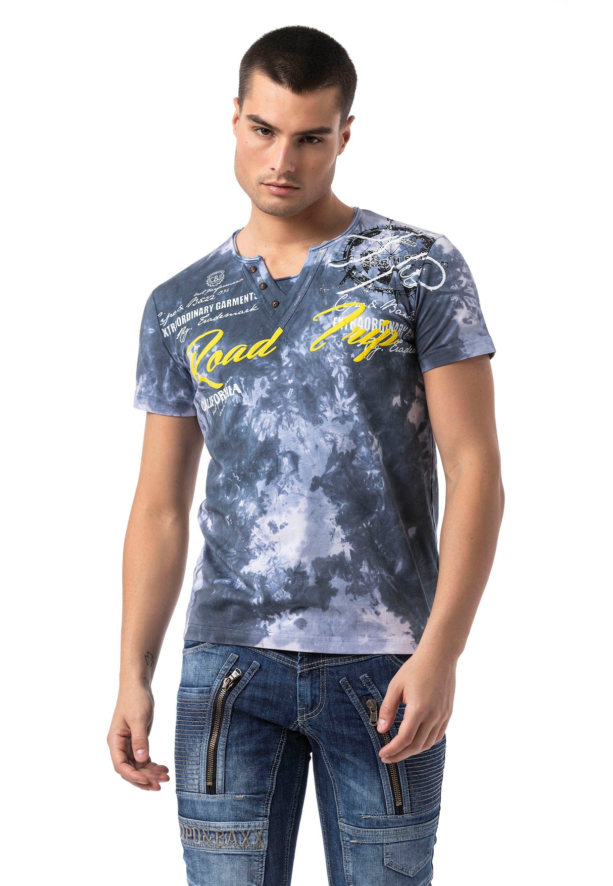CT804 Men's T-Shirt with Print Wash – Regular Fit