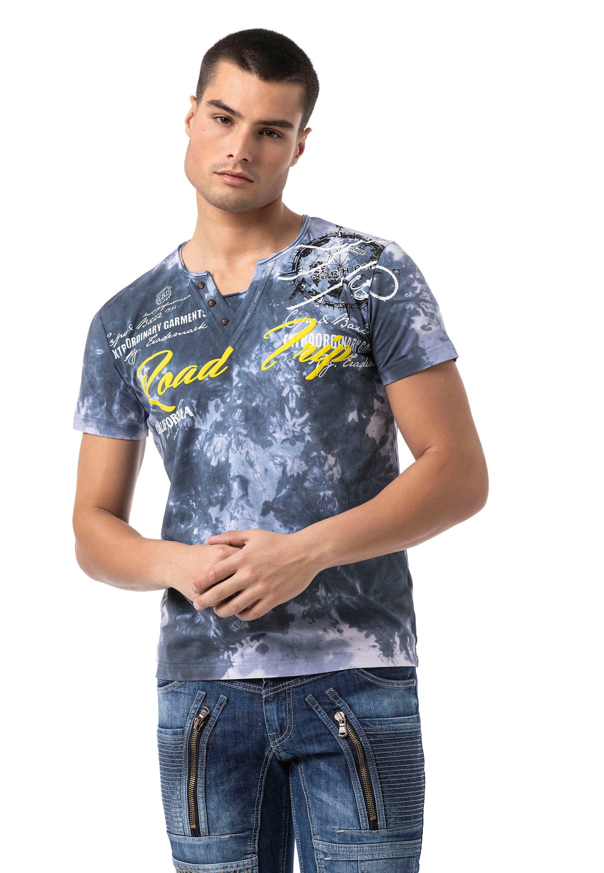 CT804 Men's T-Shirt with Print Wash – Regular Fit