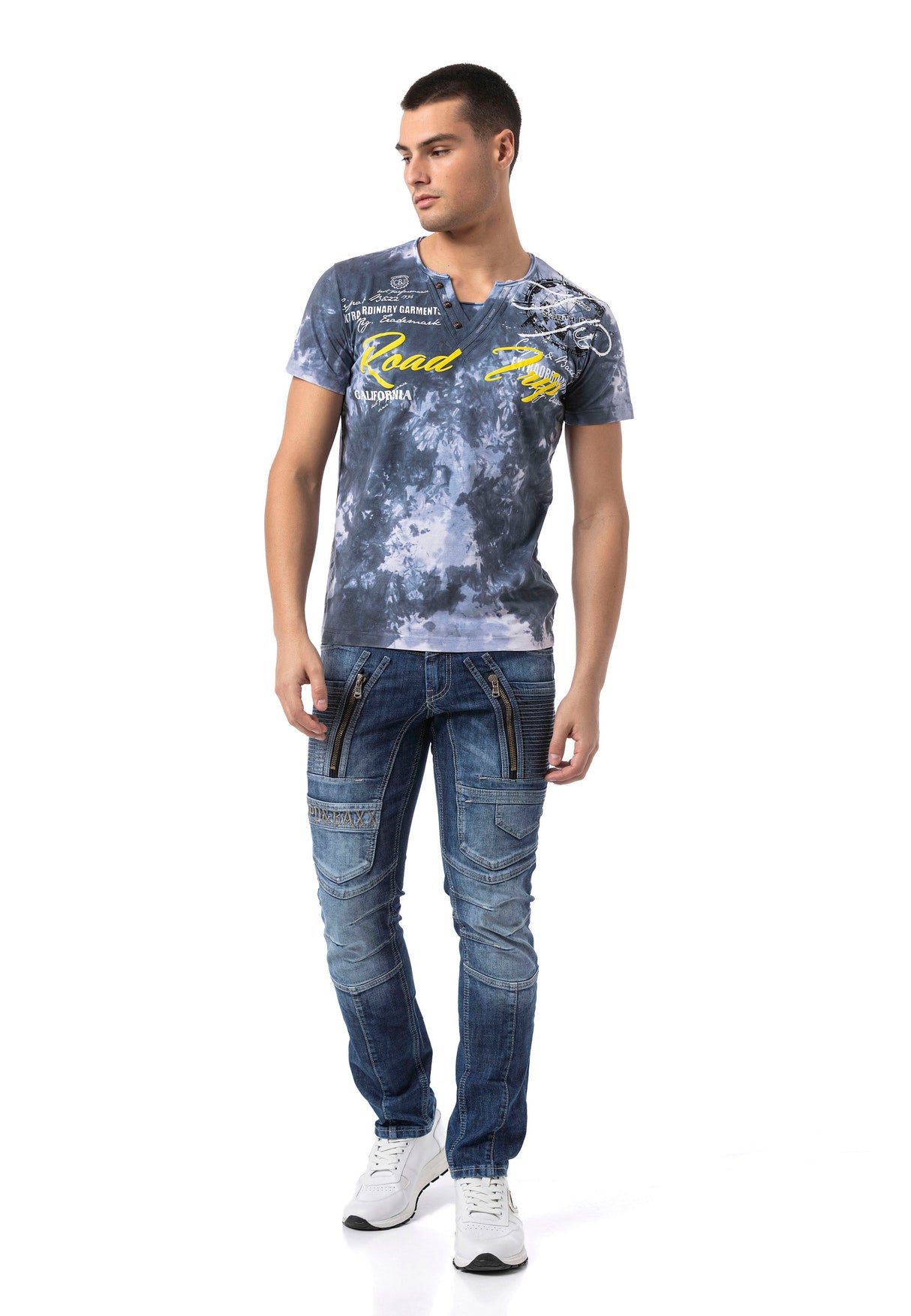 CT804 Men's T-Shirt with Print Wash – Regular Fit