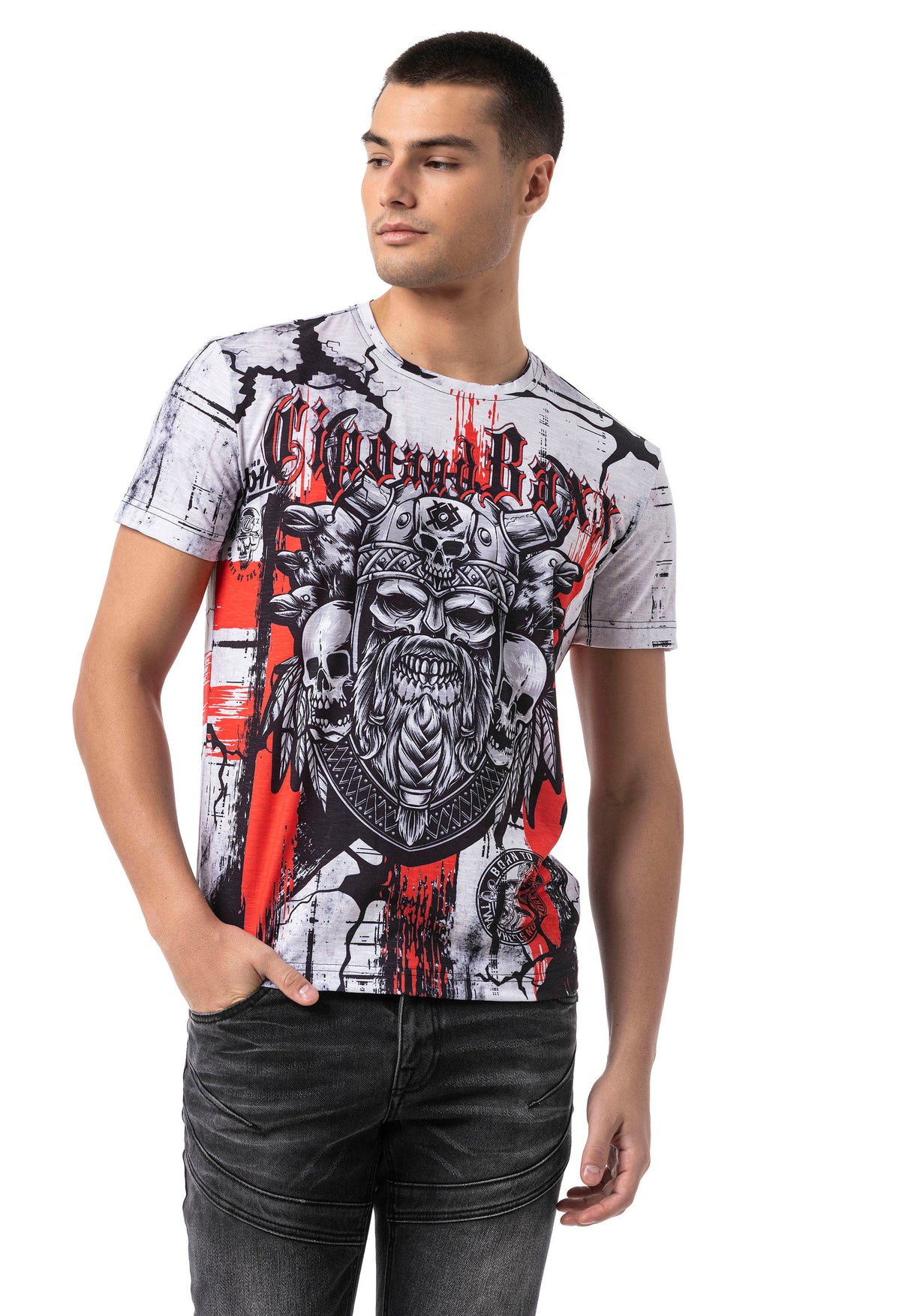 CT819 - Men's Crew Neck T-Shirt | Regular Fit | Digital Print