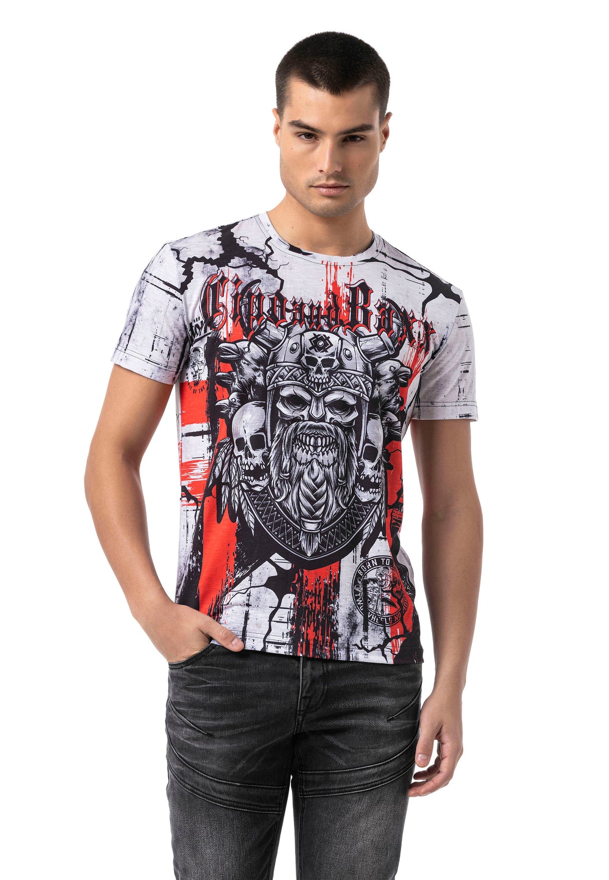 CT819 - Men's Crew Neck T-Shirt | Regular Fit | Digital Print
