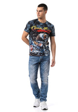 CT821 - Men's Crew Neck T-Shirt | Regular Fit | Digital Print
