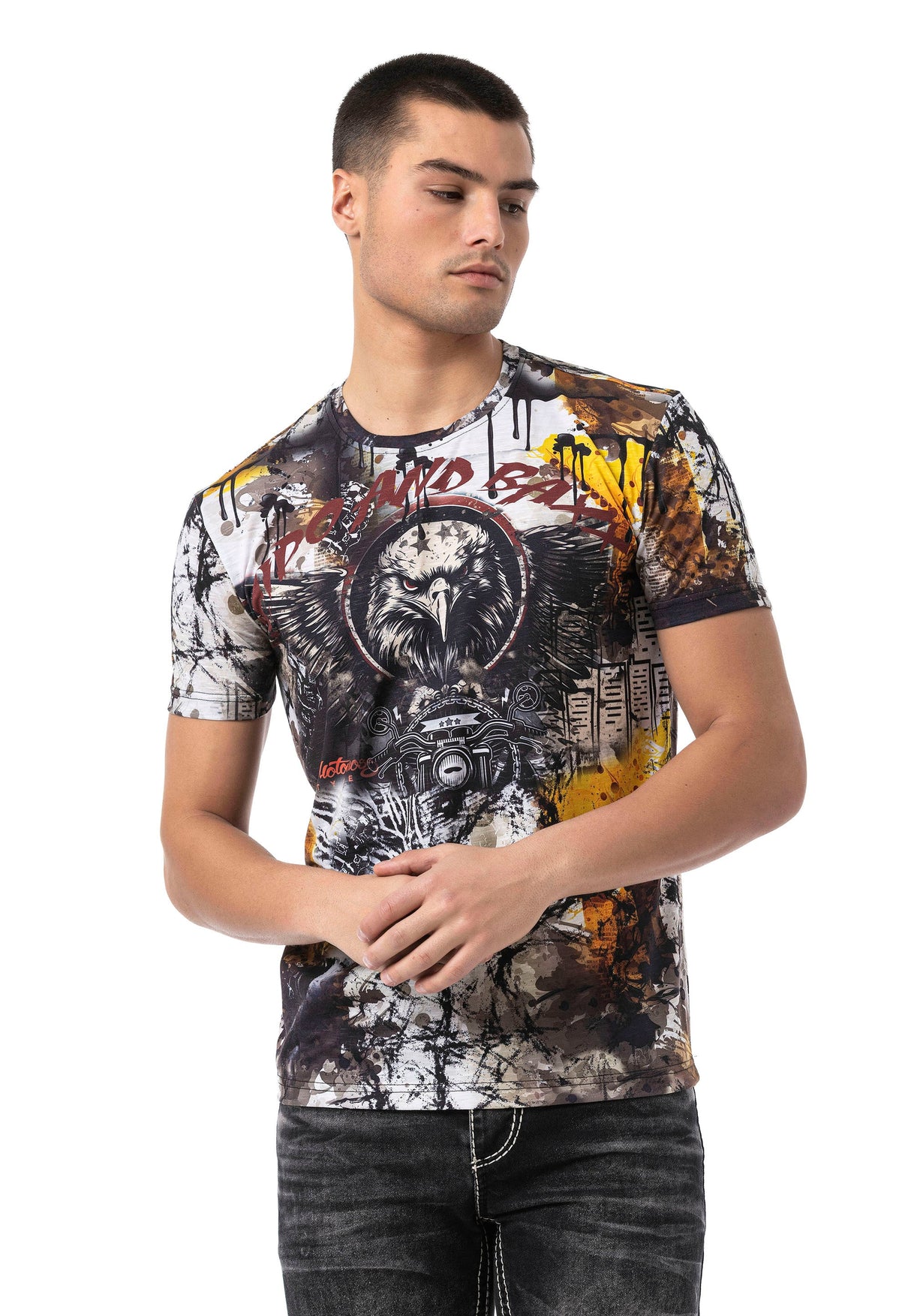 CT822 - Men's Crew Neck T-Shirt | Regular Fit | Digital Print