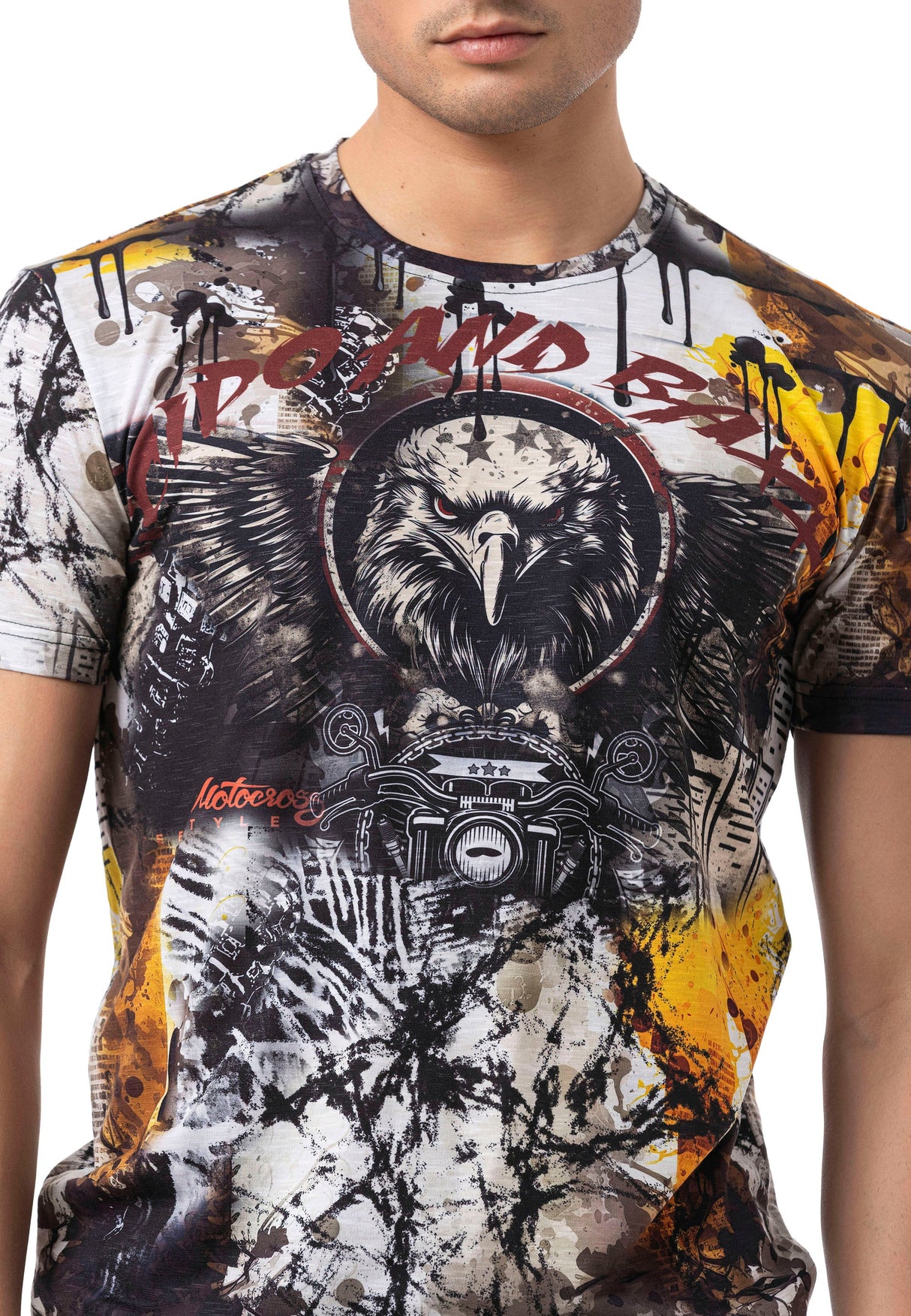CT822 - Men's Crew Neck T-Shirt | Regular Fit | Digital Print