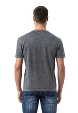 CT808 Men's T-shirt in relaxed fit with wash and patch