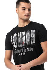 CT826 Men's T-Shirt with London Print – Regular Fit