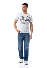 CT826 Men's T-Shirt with London Print – Regular Fit