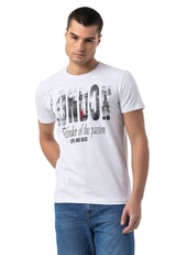 CT826 Men's T-Shirt with London Print – Regular Fit
