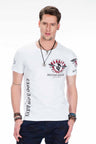 CT375 Men's T-Shirt Varsity Motorcycle in Fit Cut