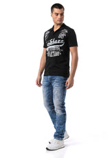 CT794 – Men's Polo T-Shirt with Print and Regular Fit Style