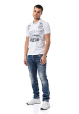 CT794 – Men's Polo T-Shirt with Print and Regular Fit Style
