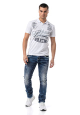 CT794 – Men's Polo T-Shirt with Print and Regular Fit Style