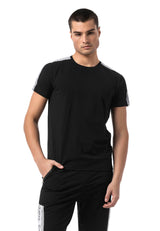 CT815 Men's T-shirt with logo lettering on the shoulders
